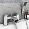 Flare Modern Bath Shower Mixer Tap + Shower Kit 1 Flare Modern Bath Shower Mixer Tap + Shower Kit -Bath Taps Shop 1250 CR P1