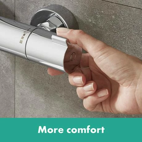 Hansgrohe Ecostat 1001 CL Thermostatic Exposed Bath Shower Mixer - 13201000 4 Hansgrohe Ecostat 1001 CL Thermostatic Exposed Bath Shower Mixer - 13201000 - Image 2