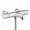 Hansgrohe Ecostat 1001 CL Thermostatic Exposed Bath Shower Mixer - 13201000 2 Hansgrohe Ecostat 1001 CL Thermostatic Exposed Bath Shower Mixer - 13201000 -Bath Taps Shop 13201000 P