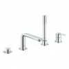 Grohe Lineare 4-Hole Single Lever Bath Combination - 19577001 -Bath Taps Shop 19577001 P