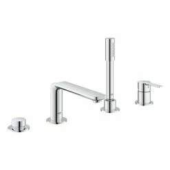 Grohe Lineare 4-Hole Single Lever Bath Combination - 19577001