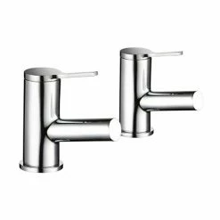 Mira Evolve Bath Pillar Taps - 2.1816.003