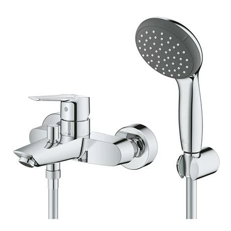 Grohe QuickFix Start Wall Mounted Bath Shower Mixer and Kit - 23413002 4 Grohe QuickFix Start Wall Mounted Bath Shower Mixer and Kit - 23413002 - Image 2