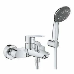 Grohe QuickFix Start Wall Mounted Bath Shower Mixer and Kit - 23413002