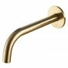 JTP Vos Brushed Brass 250mm Wall Mounted Bath/Basin Spout 1 JTP Vos Brushed Brass 250mm Wall Mounted Bath/Basin Spout -Bath Taps Shop 23439BBR P