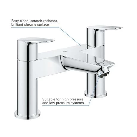 Grohe Start Edge Bath Filler - 25235001 4 Grohe Start Edge Bath Filler - 25235001 - Image 2
