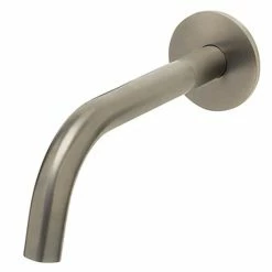 JTP Vos Brushed Black 250mm Wall Mounted Bath/Basin Spout