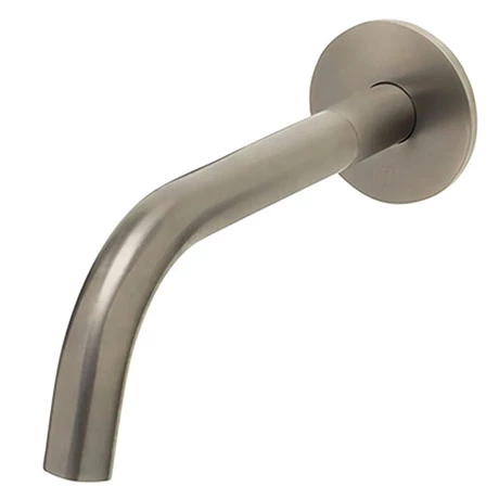 JTP Vos Brushed Black 250mm Wall Mounted Bath/Basin Spout 3 JTP Vos Brushed Black 250mm Wall Mounted Bath/Basin Spout