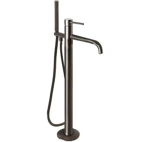 JTP Vos Brushed Black Freestanding Bath Shower Mixer 3 JTP Vos Brushed Black Freestanding Bath Shower Mixer