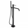 JTP Vos Matt Black Freestanding Bath Shower Mixer 2 JTP Vos Matt Black Freestanding Bath Shower Mixer -Bath Taps Shop 28534MB P