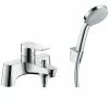 Hansgrohe Metris Bath Shower Mixer with Kit (Low Pressure) - 31422000 2 Hansgrohe Metris Bath Shower Mixer with Kit (Low Pressure) - 31422000 -Bath Taps Shop 31422000 P