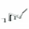 Hansgrohe Metris 4-hole Deck Mounted Bath Mixer - 31442000 2 Hansgrohe Metris 4-hole Deck Mounted Bath Mixer - 31442000 -Bath Taps Shop 31442000 P