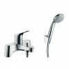 Hansgrohe Focus Bath Shower Mixer with Kit (Low Pressure) - 31521000 1 Hansgrohe Focus Bath Shower Mixer with Kit (Low Pressure) - 31521000 -Bath Taps Shop 31521000 P
