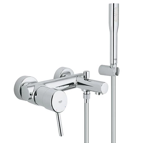 Grohe Concetto Wall Mounted Bath Shower Mixer and Kit - 32212001 3 Grohe Concetto Wall Mounted Bath Shower Mixer and Kit - 32212001