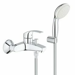 Grohe Eurosmart Wall Mounted Bath Shower Mixer and Kit - 3330220A