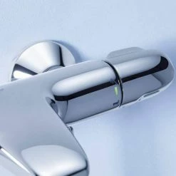 Grohe Grohtherm TMV2 1000 Wall Mounted Thermostatic Bath Shower Mixer - 34155003 9 Grohe Grohtherm TMV2 1000 Wall Mounted Thermostatic Bath Shower Mixer - 34155003 -Bath Taps Shop 34155003 D3 460