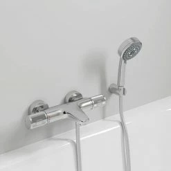 Grohe Precision Feel Thermostatic Bath Mixer 1/2" - 34788000 11 Grohe Precision Feel Thermostatic Bath Mixer 1/2" - 34788000 -Bath Taps Shop 34788000 D4 460