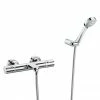 Roca T-1000 Wall Mounted Thermostatic Bath Shower Mixer + Kit -Bath Taps Shop 5A1109C00 P