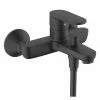 Hansgrohe Vernis Blend Exposed Single Lever Bath Shower Mixer - Matt Black - 71440670 -Bath Taps Shop 71440670 P