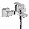 Hansgrohe Vernis Shape Exposed Single Lever Bath Shower Mixer with 2 Flow Rates - 71453000 1 Hansgrohe Vernis Shape Exposed Single Lever Bath Shower Mixer with 2 Flow Rates - 71453000 -Bath Taps Shop 71450000 P
