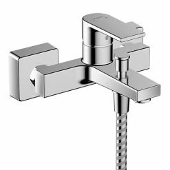 Hansgrohe Vernis Shape Exposed Single Lever Bath Shower Mixer with 2 Flow Rates - 71453000