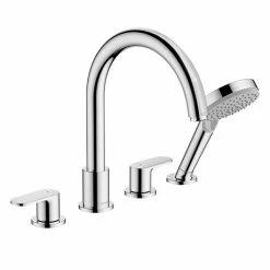 Hansgrohe Vernis Blend 4-hole Deck Mounted Bath Mixer - Chrome - 71456000