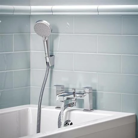 Hansgrohe Vernis Shape Bath Shower Mixer with Kit - Chrome - 71462000 4 Hansgrohe Vernis Shape Bath Shower Mixer with Kit - Chrome - 71462000 - Image 2