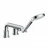 Hansgrohe Talis S 3-Hole Deck Mounted Single Lever Bath Mixer for Secuflex - 72416000 2 Hansgrohe Talis S 3-Hole Deck Mounted Single Lever Bath Mixer for Secuflex - 72416000 -Bath Taps Shop 72416000 P