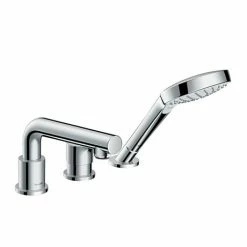 Hansgrohe Talis S 3-Hole Deck Mounted Single Lever Bath Mixer - 72417000