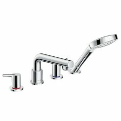 Hansgrohe Talis S 4-hole Deck Mounted Bath Mixer - 72419000