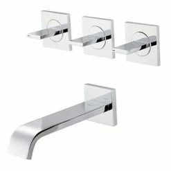 Roca Flat Concealed Bath Shower Mixer - A5A0832C0N