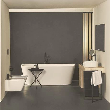 Ideal Standard Silk Black Tonic II Freestanding Bath Shower Mixer 6 Ideal Standard Silk Black Tonic II Freestanding Bath Shower Mixer - Image 4