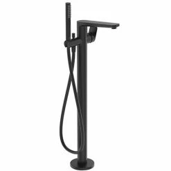 Ideal Standard Silk Black Tonic II Freestanding Bath Shower Mixer