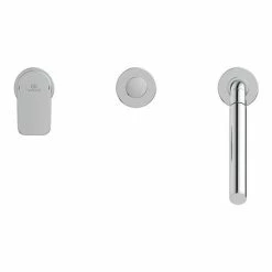 Ideal Standard Tonic II Single Lever 3-Hole Bath Shower Mixer with Spout -Bath Taps Shop A6349AA D2 460