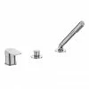 Ideal Standard Tonic II Single Lever 3-Hole Bath Shower Mixer with Spout 1 Ideal Standard Tonic II Single Lever 3-Hole Bath Shower Mixer with Spout -Bath Taps Shop A6349AA P