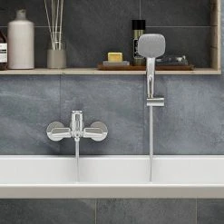 Ideal Standard Tesi Single Lever Exposed Bath Shower Mixer - A6583AA 8 Ideal Standard Tesi Single Lever Exposed Bath Shower Mixer - A6583AA -Bath Taps Shop A6583AA D2 460