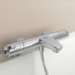 Ideal Standard Ceratherm T50 Exposed Thermostatic Bath Shower Mixer - A7224AA -Bath Taps Shop A7224AA D3 460
