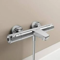 Ideal Standard Ceratherm T50 Exposed Thermostatic Wall Mounted Bath Shower Mixer - A7697AA 9 Ideal Standard Ceratherm T50 Exposed Thermostatic Wall Mounted Bath Shower Mixer - A7697AA -Bath Taps Shop A7697AA D3 460