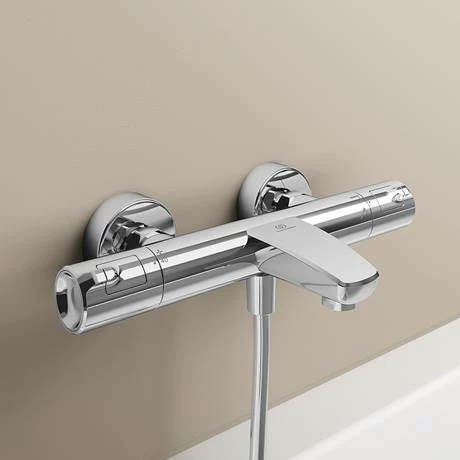Ideal Standard Ceratherm T50 Exposed Thermostatic Wall Mounted Bath Shower Mixer - A7697AA 6 Ideal Standard Ceratherm T50 Exposed Thermostatic Wall Mounted Bath Shower Mixer - A7697AA - Image 4