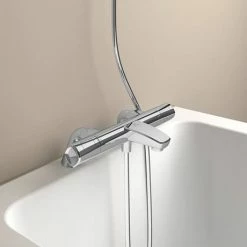 Ideal Standard Ceratherm T100 Exposed Thermostatic Deck Mounted Bath Shower Mixer - A7699AA 11 Ideal Standard Ceratherm T100 Exposed Thermostatic Deck Mounted Bath Shower Mixer - A7699AA -Bath Taps Shop A7699AA D4 460