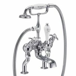 Burlington Anglesey Regent - Angled Deck Mounted Bath/Shower Mixer - ANR19