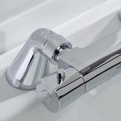 Bristan - Artisan Thermostatic Pillar Bath Filler - Chrome 5 Bristan - Artisan Thermostatic Pillar Bath Filler - Chrome - Image 3