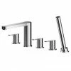 Nuie Arvan Deck Mounted 5TH Bath Shower Mixer - ARV314 1 Nuie Arvan Deck Mounted 5TH Bath Shower Mixer - ARV314 -Bath Taps Shop ARV314 P
