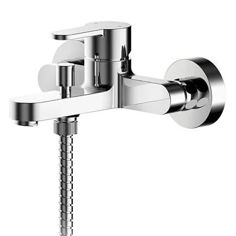 Nuie Arvan Wall Mounted Bath Shower Mixer + Shower Kit - ARV316 3 Nuie Arvan Wall Mounted Bath Shower Mixer + Shower Kit - ARV316
