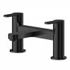 Toreno Round Black Bath Filler 1 Toreno Round Black Bath Filler -Bath Taps Shop ARV403 P