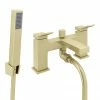 Arezzo Leva Bath Shower Mixer incl. Shower Kit Brushed Brass 1 Arezzo Leva Bath Shower Mixer incl. Shower Kit Brushed Brass -Bath Taps Shop AZ741B p