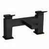 Arezzo Leva Bath Filler Tap Matt Black -Bath Taps Shop AZ745MB p