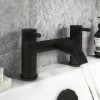 Arezzo Fluted Round Matt Black Bath Filler Tap 2 Arezzo Fluted Round Matt Black Bath Filler Tap -Bath Taps Shop AZ7TMBF np