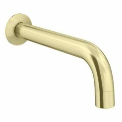 Arezzo Brushed Brass Round Concealed Manual Valve with Bath Spout + Shower Handset 9 Arezzo Brushed Brass Round Concealed Manual Valve with Bath Spout + Shower Handset -Bath Taps Shop AZBBSPK2 d2 460
