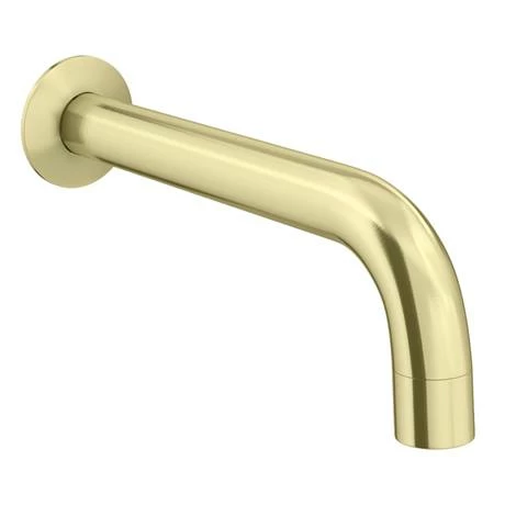 Arezzo Brushed Brass Round Concealed Manual Valve with Bath Spout + Shower Handset 5 Arezzo Brushed Brass Round Concealed Manual Valve with Bath Spout + Shower Handset - Image 3